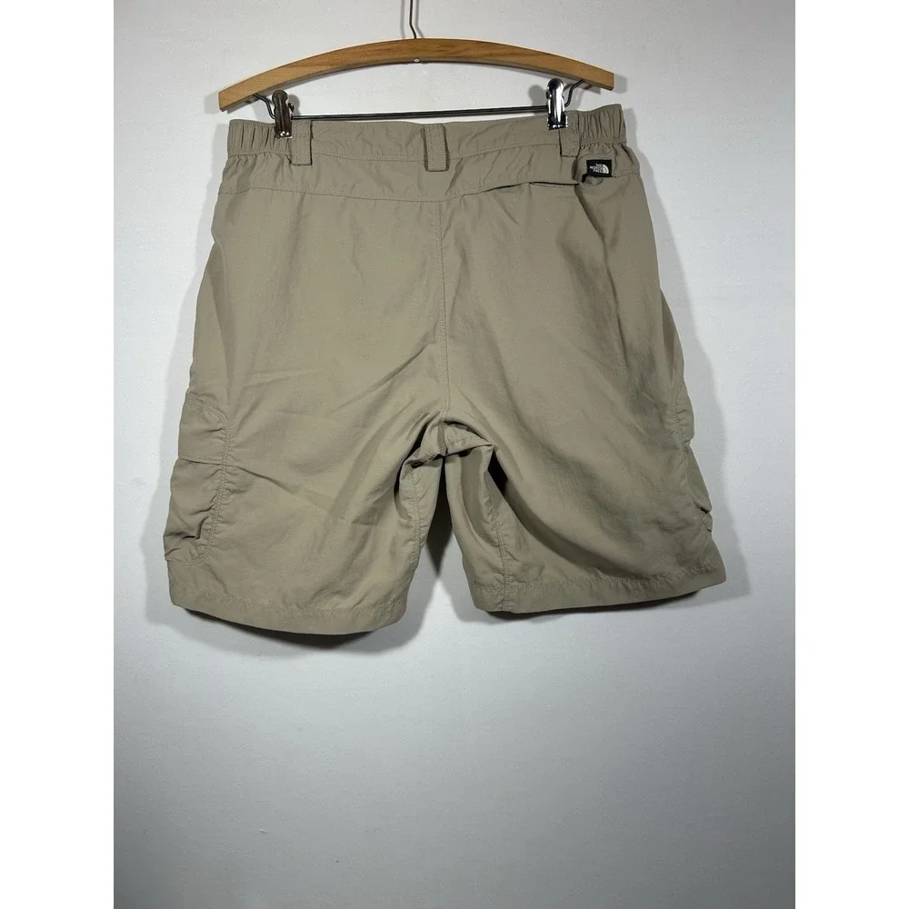 The North Face Cargo Shorts Mens Medium Khaki Gorpcore Outdoor Utility
